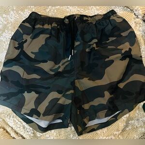 Zara camouflage dry fit shorts